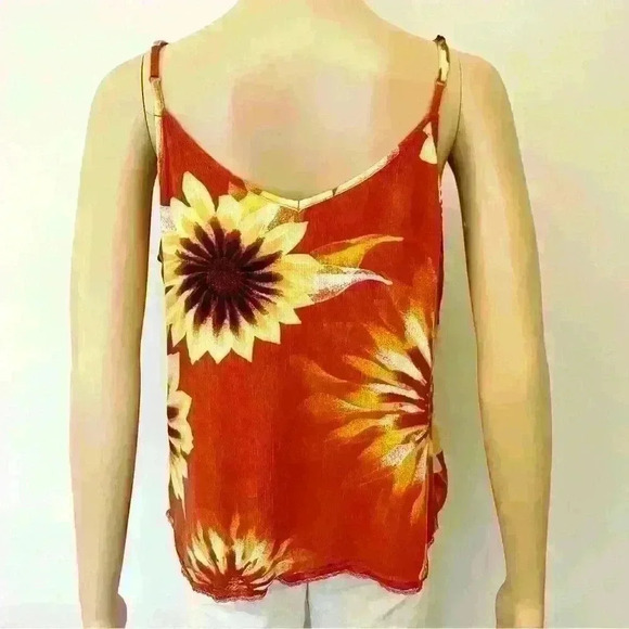Blumind Sun Flower Romantic  Floral Feminine Boho Hippie Cottagecore Camisole. - Picture 2 of 11